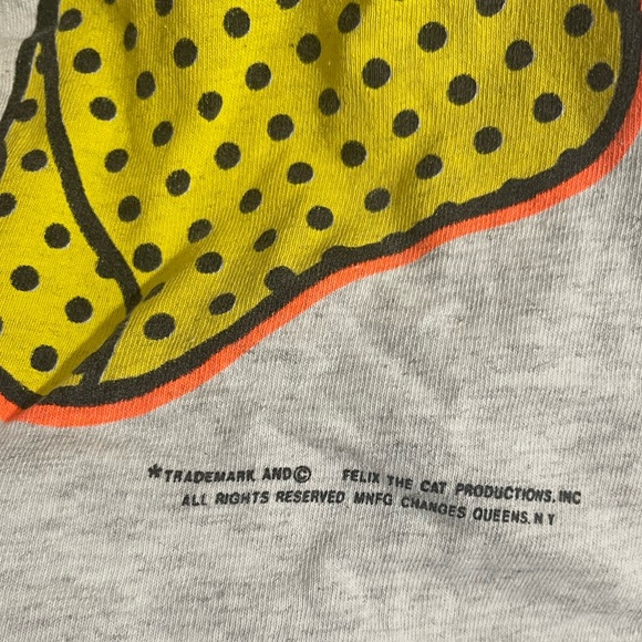 Vintage Felix The Cat "Magic Bag" T-Shirt Tultex Tag Size X- Large - Has flaws - - Picture 2 of 8